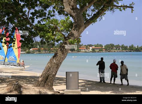 Bloody Bay Beach Negril Jamaica Stock Photo Alamy