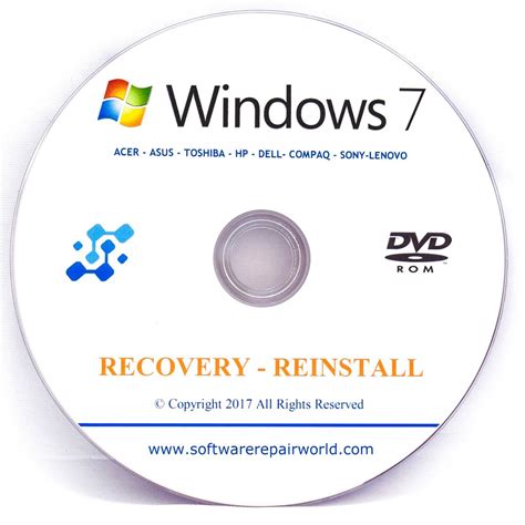 Windows 7 Home Premium 3264 Bit Reinstall Recovery Repair