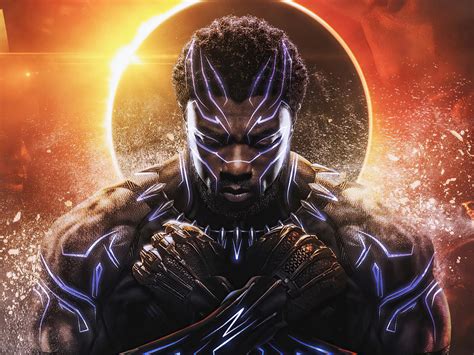 Wallpaper Black Panther Wakanda King 2020 Desktop Wallpaper Hd Image