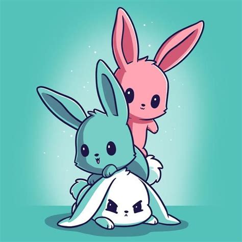 Fluffy Bunnies Bunny Drawing Cute Animal Drawings Cartoon Bunny