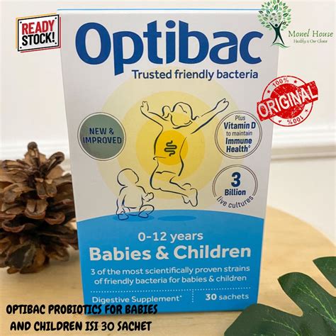 Jual Ready Stock Optibac Probiotics For Babies And Children Isi 30