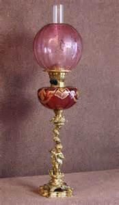 Antiques Atlas Antique Victorian Cranberry Oil Lamp