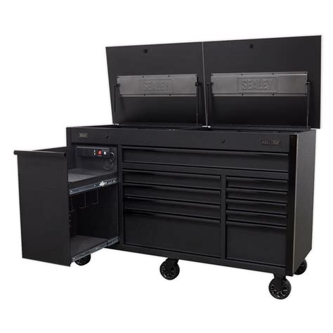 Milwaukee says that the 60″ mobile tool cabinet is made with a. Sealey AP6310BE Mobile Tool Cabinet 1600mm with Power Tool ...