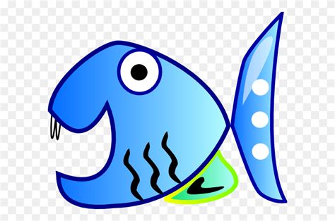 Blue Fish Clip Art Fish Clipart Flyclipart