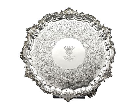 William IV Silver Tray by Paul Storr | Silver trays, Antique silver, Silver