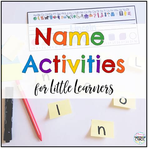 The Best Name Activities For Kindergarten Kindergarten Chaos
