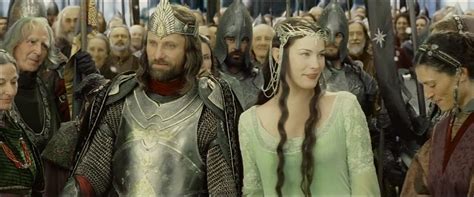 King Aragorn And Queen Arwen Lord Of The Ring Lord Of The Rings