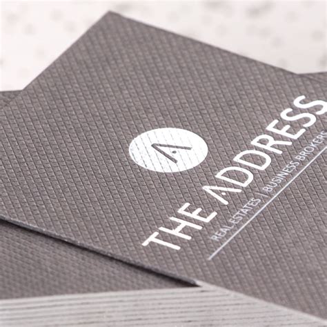 This paper stock is perfect for simpler designs with less ink coverage and dark colors. Luxury TEXTURED Business Cards | Super Luxury Business Cards
