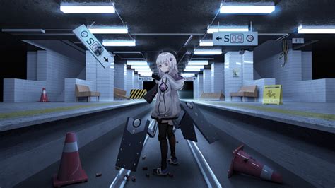 Girls Frontline Train Subway 4k Hd Anime 4k Wallpapers Images