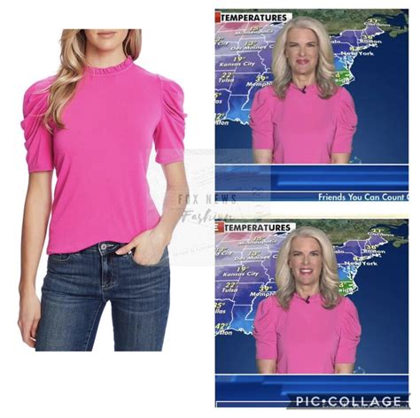 Janice Deans Hot Pink Puff Sleeve Top Worn On Fox And Friends Fox