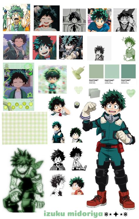 ˙izuku Midoriya Deku ・ 。 Pegatinas Bonitas Dibujos Bonitos