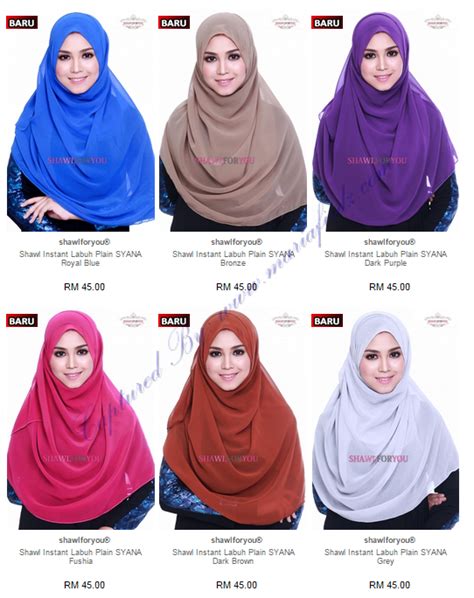 Labuh depan dan belakang mudah solat , mudah pakai Trend Instant Shawl: Membelit Itu Satu Kepuasan Dalam ...
