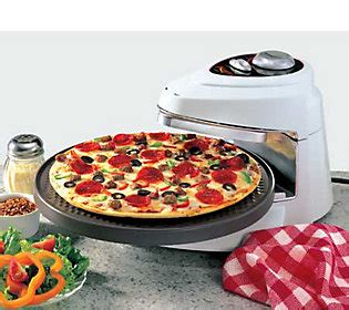 Why don't you try our chicken nuggets (10 pieces) or vegetarian classic pizza? Presto Pizza Maker — QVC.com