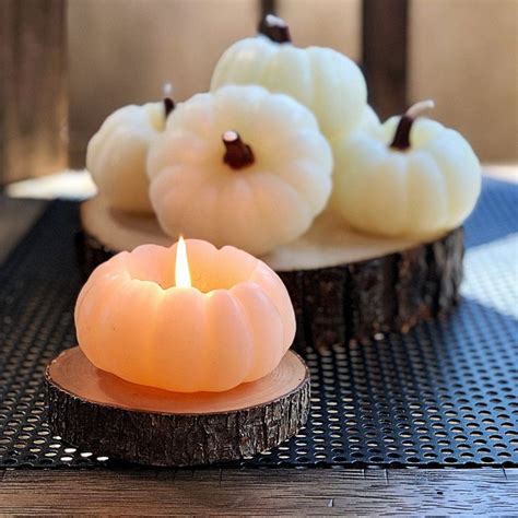 Pumpkin Shaped Candles Candles Candle Shapes Etsy Candles