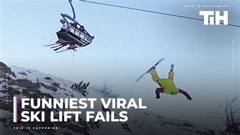 Funniest Viral Ski Lift Fails Youtube