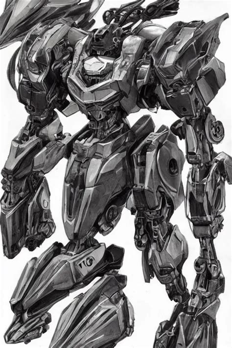 Full Body Illustrations Of Mecha Pen And Ink Stable Diffusion Openart