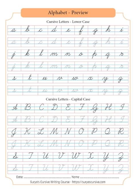 Practice your penmanship with these handwriting worksheets from k5 learning. Indian Cursive Letters | SuryasCursive.com