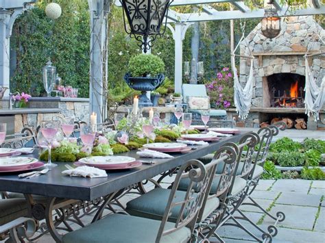 Romantic Outdoor Dining Room Hgtv