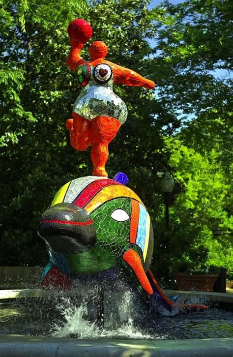 Niki De Saint Phalle Show Atlanta Georgia Beeldhouwen Kunstenaar My