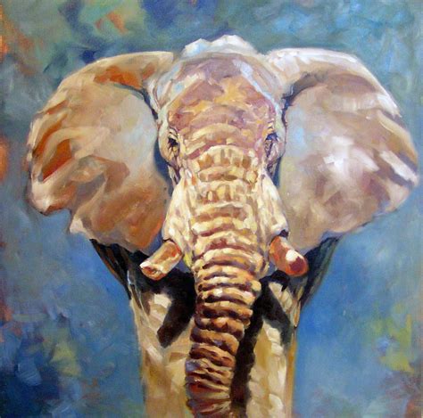 This On Going Series Of Paintings Explores African Wildlife In An