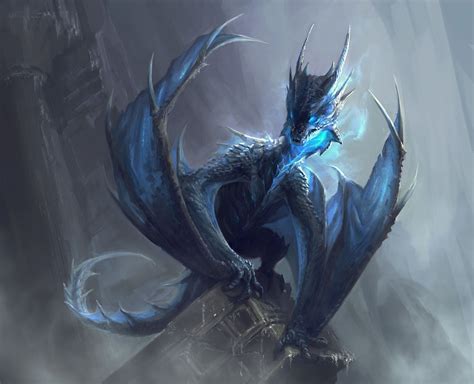 Awesome Blue Dragon Pictures Obras De Arte De Dragón Imágenes De