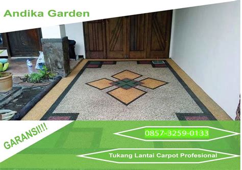 15 contoh denah desain rumah minimalis modern, nyaman, dan sederhana. Keramik Lantai Carport Minimalis, WA 0857-3259-0133 - ANDIKA GARDEN | Batu, Carport, Installation