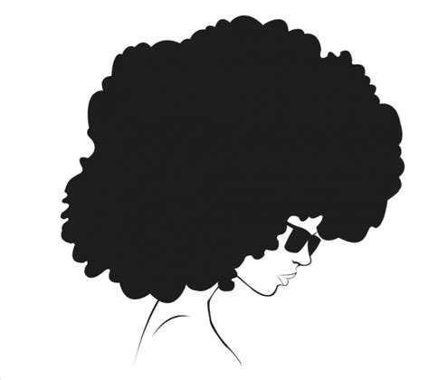 Transparent Black Woman Afro Silhouette Png Bmp Point
