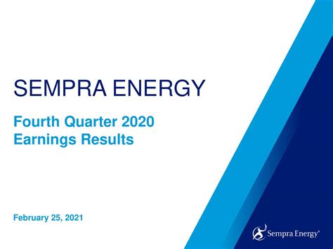 Sempra Energy 2020 Q4 Results Earnings Call Presentation Nysesre