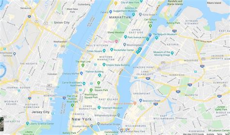 New York City Street Map Free Nyc Subway Tourist