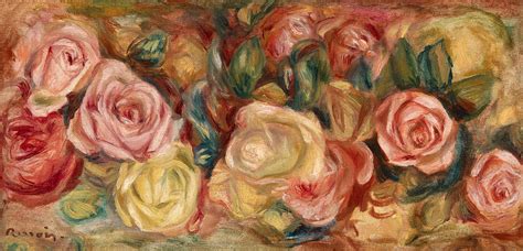 Roses Painting By Pierre Auguste Renoir Fine Art America