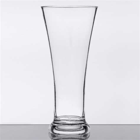 Get P 12 1 Cl 12 Oz Customizable San Plastic Flared Pilsner Glass