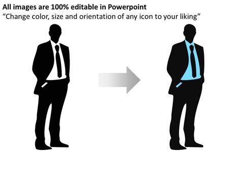 Business People Silhouettes Powerpoint Presentation Slides Db