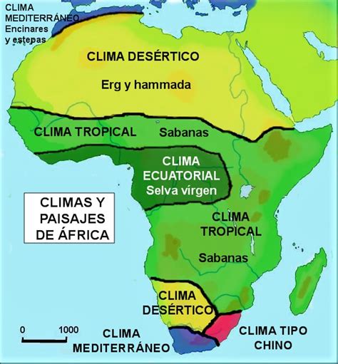 HISTOGEOMAPAS: MAPA FÍSICO DE ÁFRICA