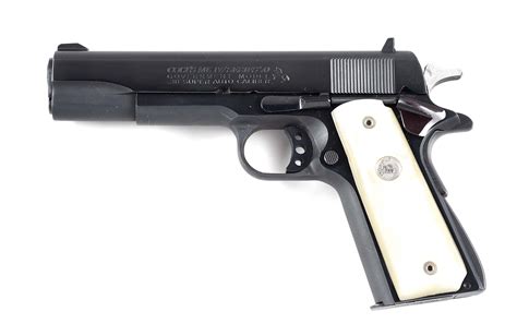 M Colt Government Model Series 70 Semi Automatic Pistol Auctions