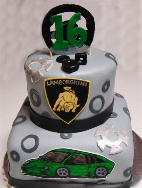 Layers Of Love 16th Birthday Lamborghini Cake