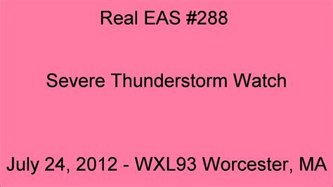 Severe Thunderstorm Watch Eas 373 Youtube
