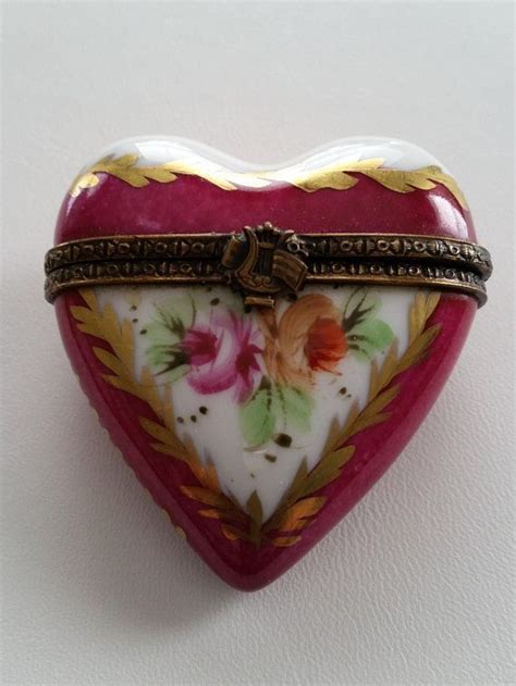 Pin By Hearts On Hearts Trinket Boxes Trinket Limoges