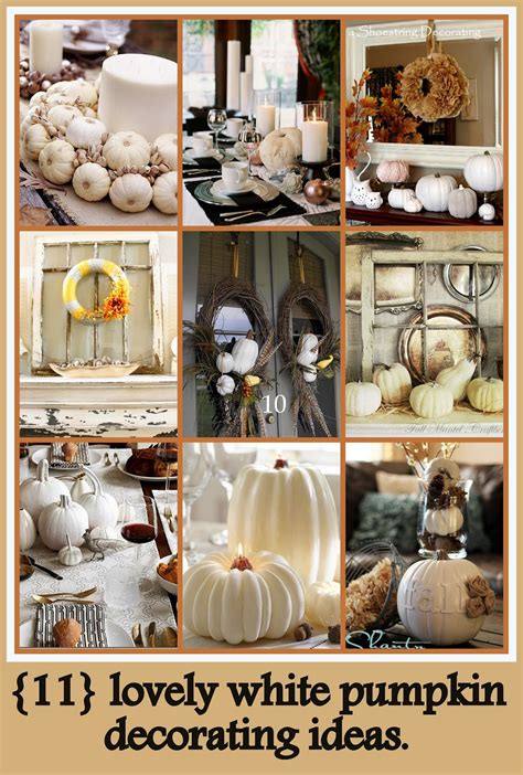 11 Lovely White Pumpkin Decor Ideas Craft O Maniac