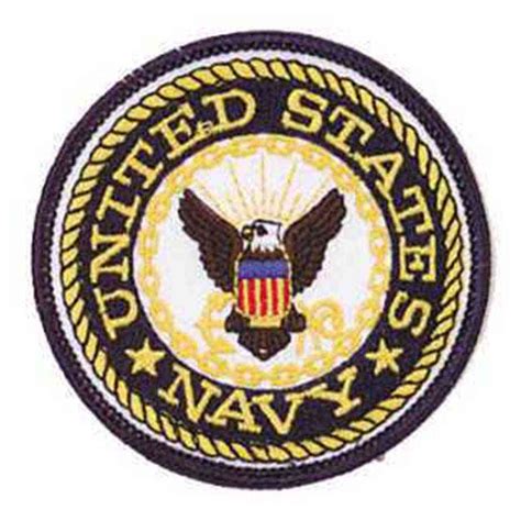Round Navy Patch Us Navy Emblem Round Patch Navy Patches