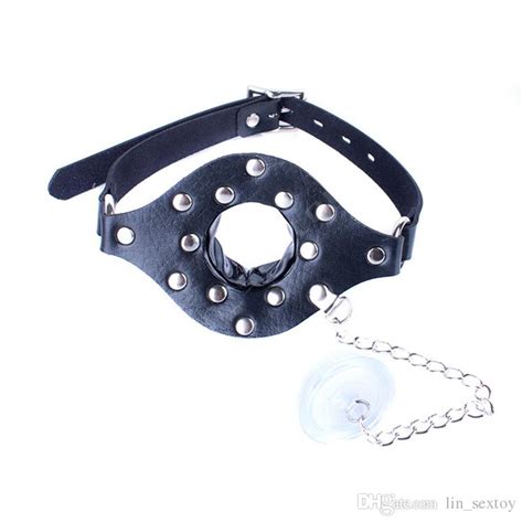 Harness Open Mouth O Ring Gag Stopper With Removable Cover Restraints Bondage Adult Games Sex