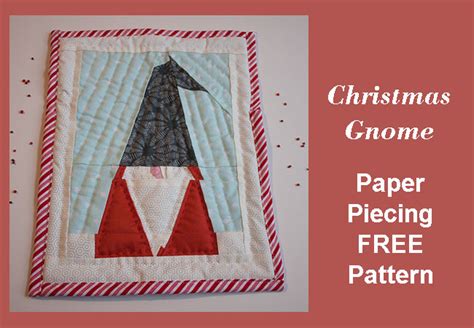 Christmas Gnome Free Pattern Alejandras Quilt Studio