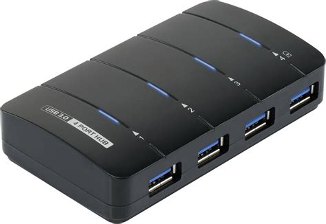 Hub USB 3.0 Renkforce RF-3016752 4 ports avec port de charge rapide