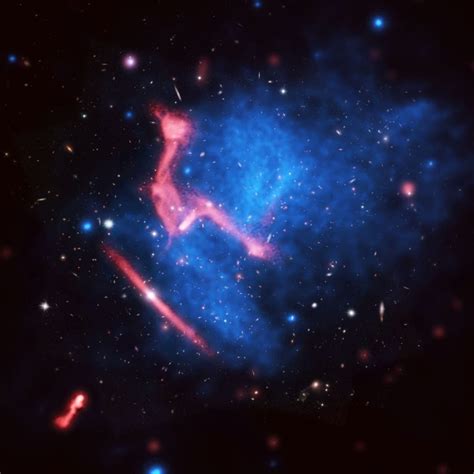 Image Release A Violent Complex Scene Of Colliding Galaxy Clusters