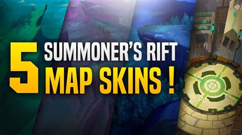Top 5 Summoners Rift Map Skins League Of Legends Youtube
