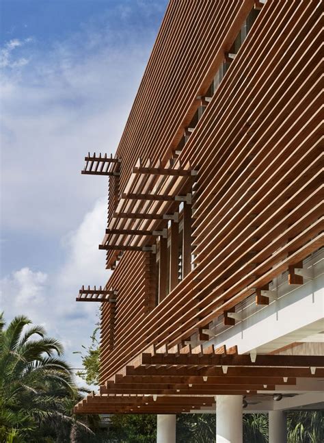 7 Modern Wooden Louver Facades Facade House Facade Design Architecture