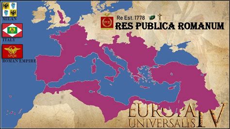 Eu4 Timelapse Milan Italy Roman Empire Quick Playthrough Youtube