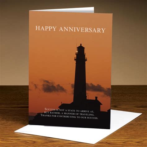 Business Anniversary Cards For Employees Employee Anniversary Cards