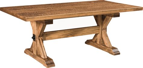 5.0 out of 5 stars 1. Alberta Trestle Dining Table | Amish Trestle Dining Table ...