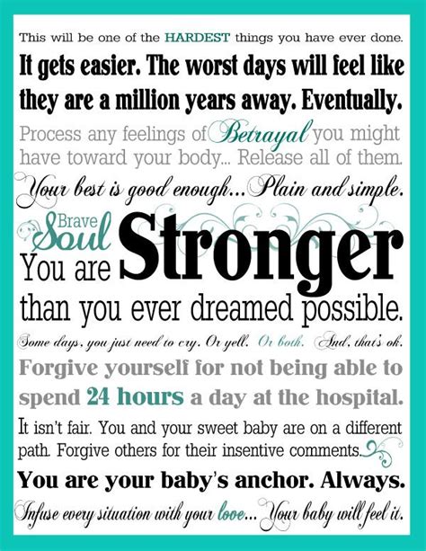 Inspirational Words For Mamas With Preemies I Need To Send This To