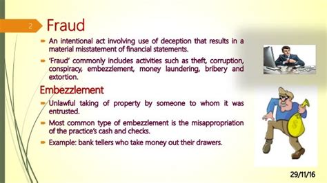 Fraud Embezzlement